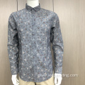 Male TC long sleeve print shirt